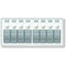 Blue Sea 8271 Water Resistant Panel - 8 Position - White - Horizontal Mount [8271]-Electrical Panels-JadeMoghul Inc.