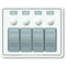 Blue Sea 8272 Water Resistant Panel - 4 Position - White - Horizontal Mount [8272]-Electrical Panels-JadeMoghul Inc.