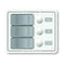 Blue Sea 8274 Water Resistant Panel - 3 Position - White - Vertical Mount [8274]-Electrical Panels-JadeMoghul Inc.