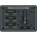 Blue Sea 8361 AC Rotary Switch Panel 65 Ampere 3 Positions + OFF, 3 Pole [8361]-Electrical Panels-JadeMoghul Inc.