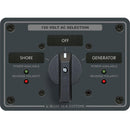 Blue Sea 8365 AC Rotary Switch Panel 65 Ampere 2 Positions + OFF, 2 Pole [8365]-Electrical Panels-JadeMoghul Inc.