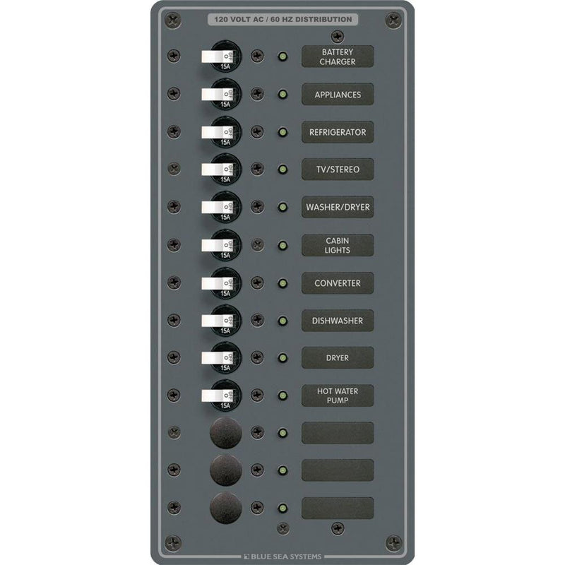 Blue Sea 8480 AC 13 Position - Vertical [8480]-Electrical Panels-JadeMoghul Inc.