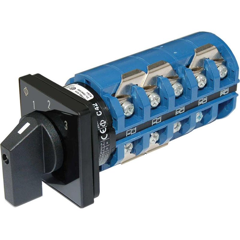 Blue Sea 9077 Switch, AC 240VAC 63A OFF +3 Positions [9077]-Switches & Accessories-JadeMoghul Inc.