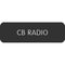 Blue Sea Large Format Label - "CB Radio" [8063-0090]-Switches & Accessories-JadeMoghul Inc.
