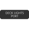 Blue Sea Large Format Label - "Deck Lights PORT" [8063-0127]-Switches & Accessories-JadeMoghul Inc.