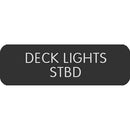 Blue Sea Large Format Label - "Deck Lights STBD" [8063-0128]-Switches & Accessories-JadeMoghul Inc.