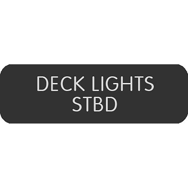 Blue Sea Large Format Label - "Deck Lights STBD" [8063-0128]-Switches & Accessories-JadeMoghul Inc.