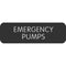 Blue Sea Large Format Label - "Emergency Pumps" [8063-0151]-Switches & Accessories-JadeMoghul Inc.