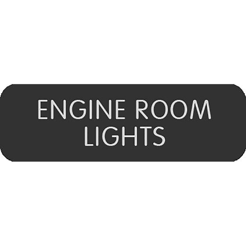 Blue Sea Large Format Label - "Engine Room Lights" [8063-0155]-Switches & Accessories-JadeMoghul Inc.