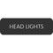 Blue Sea Large Format Label - "Head Lights" [8063-0251]-Switches & Accessories-JadeMoghul Inc.