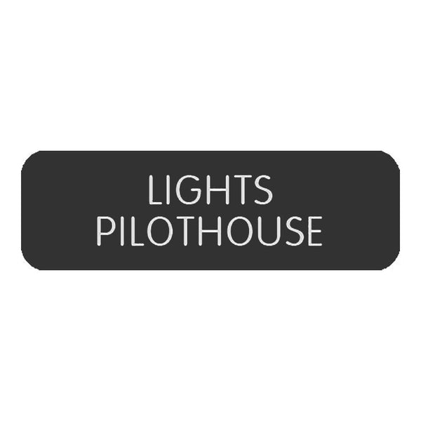 Blue Sea Large Format Label - "Lights Pilothouse" [8063-0492]-Switches & Accessories-JadeMoghul Inc.