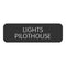 Blue Sea Large Format Label - "Lights Pilothouse" [8063-0492]-Switches & Accessories-JadeMoghul Inc.
