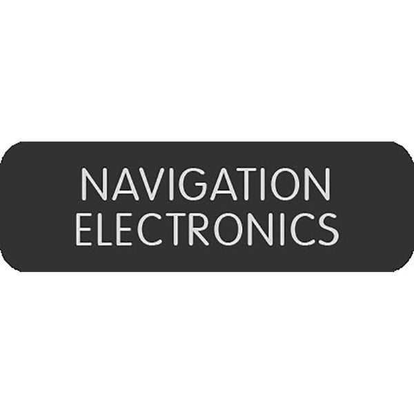 Blue Sea Large Format Label - "Navigation Electronics" [8063-0325]-Switches & Accessories-JadeMoghul Inc.
