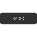 Blue Sea Large Format Label - "Radio" [8063-0351]-Switches & Accessories-JadeMoghul Inc.
