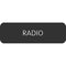 Blue Sea Large Format Label - "Radio" [8063-0351]-Switches & Accessories-JadeMoghul Inc.