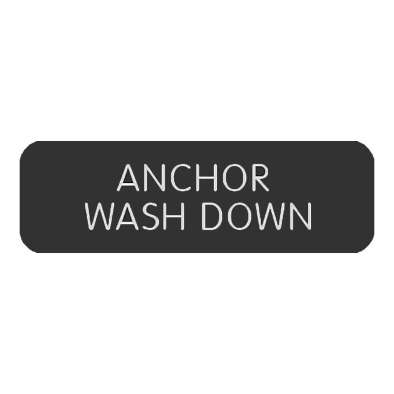 Blue SeaLarge Format Label - "Anchor Wash Down" [8063-0038]-Switches & Accessories-JadeMoghul Inc.