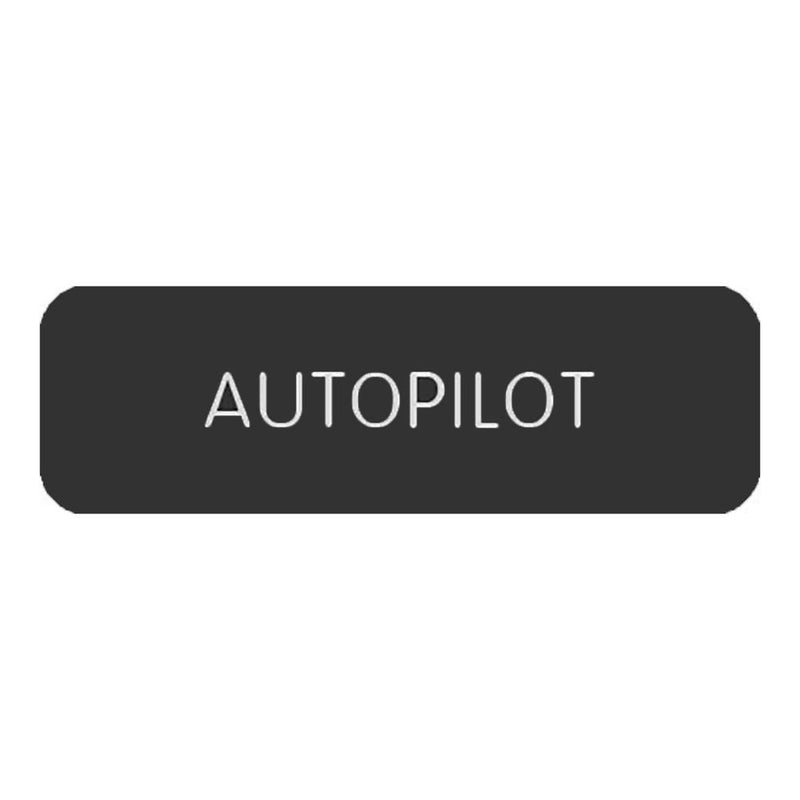 Blue SeaLarge Format Label - "Autopilot" [8063-0043]-Switches & Accessories-JadeMoghul Inc.