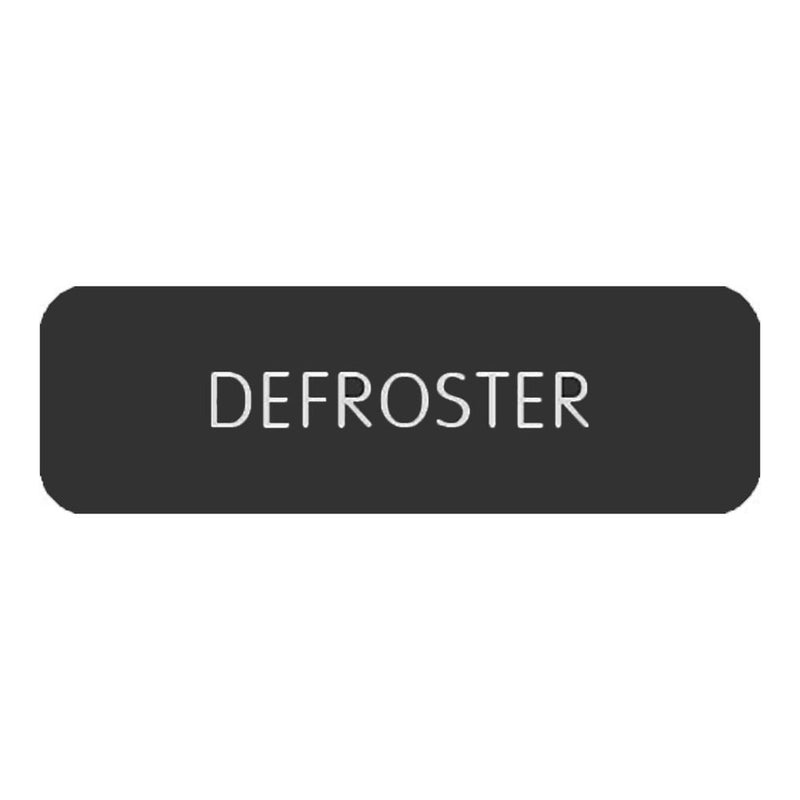 Blue SeaLarge Format Label - "Defroster" [8063-0129]-Switches & Accessories-JadeMoghul Inc.