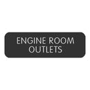 Blue SeaLarge Format Label - "Engine Room Outlets" [8063-0156]-Switches & Accessories-JadeMoghul Inc.