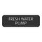 Blue SeaLarge Format Label - "Fresh Water Pump" [8063-0200]-Switches & Accessories-JadeMoghul Inc.