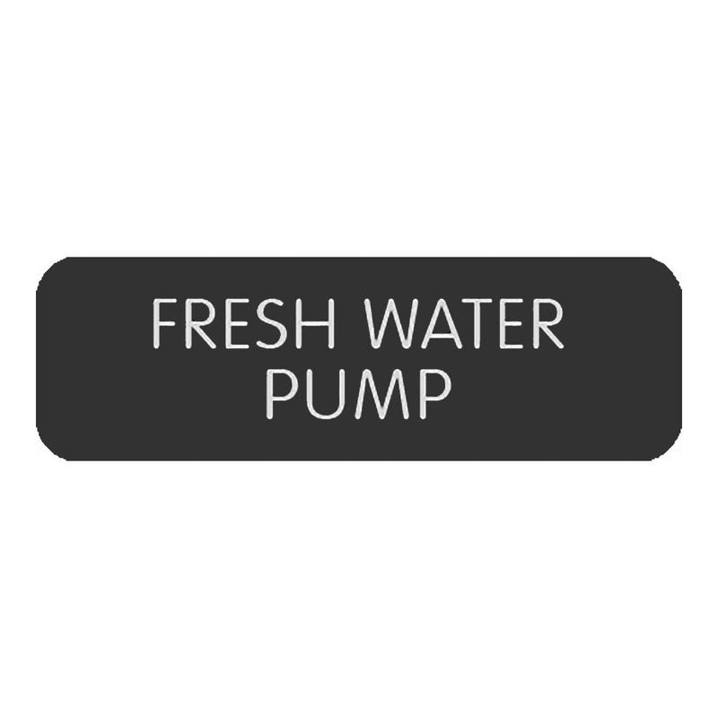 Blue SeaLarge Format Label - "Fresh Water Pump" [8063-0200]-Switches & Accessories-JadeMoghul Inc.