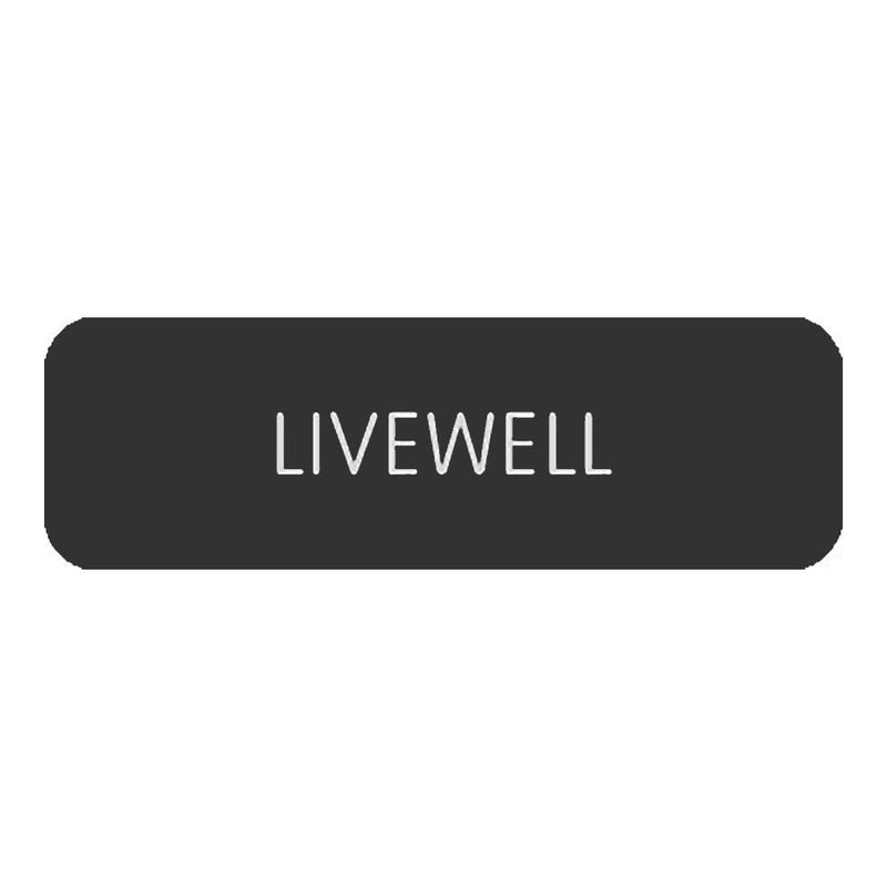 Blue SeaLarge Format Label - "Livewell" [8063-0300]-Switches & Accessories-JadeMoghul Inc.