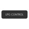 Blue SeaLarge Format Label - "LPG Control" [8063-0306]-Switches & Accessories-JadeMoghul Inc.