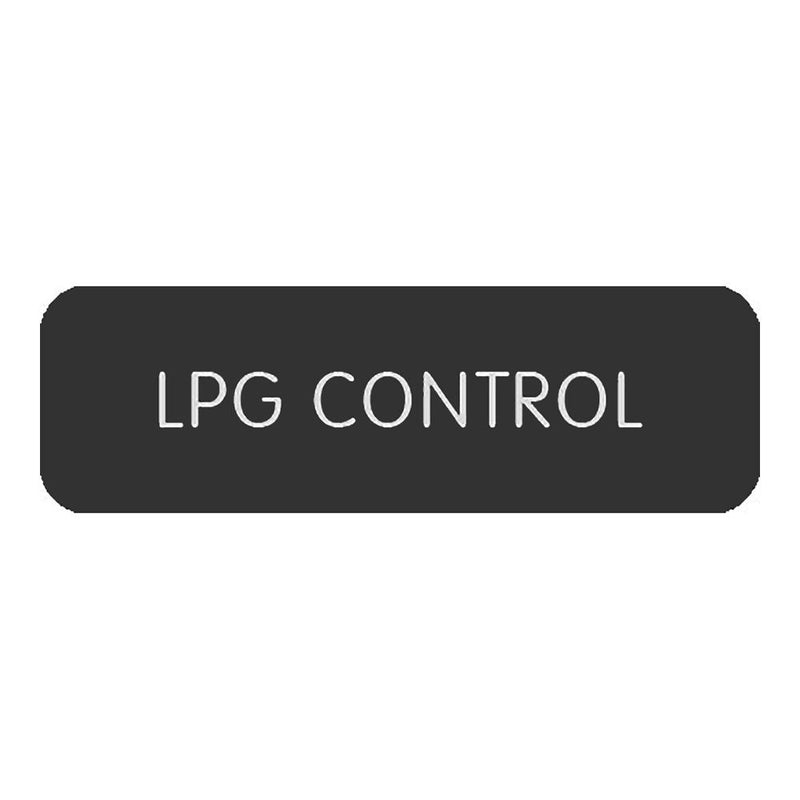 Blue SeaLarge Format Label - "LPG Control" [8063-0306]-Switches & Accessories-JadeMoghul Inc.