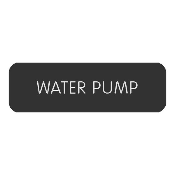Blue SeaLarge Format Label - "Water Pump" [8063-0442]-Switches & Accessories-JadeMoghul Inc.
