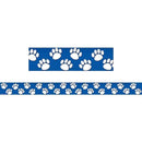 BLUE WITH WHITE PAW PRINTS STRAIGHT-Learning Materials-JadeMoghul Inc.