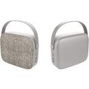 Bluetooth Speakers Portable Bluetooth(R) Retro-Design Fabric Speaker (Sand) Petra Industries