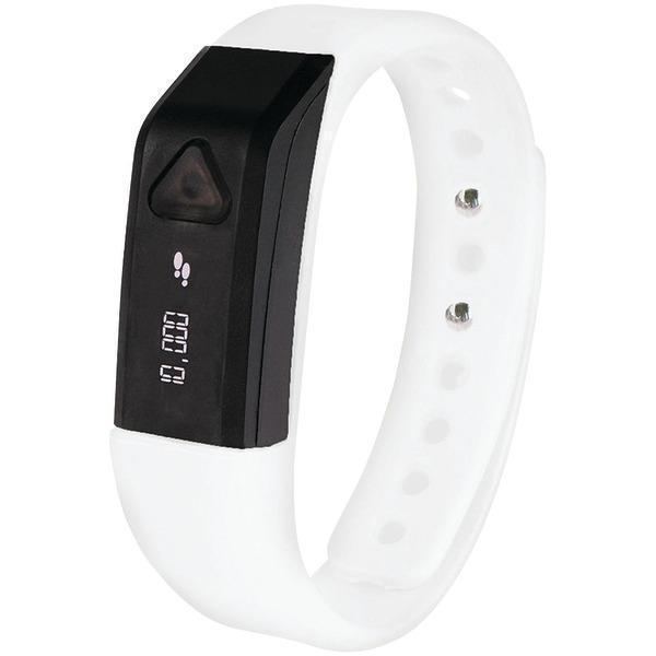 Bluetooth(R) Activity Tracker (White)-Wearable Tech & Fitness Accessories-JadeMoghul Inc.