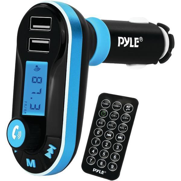 Bluetooth(R) FM Transmitter & Hands-Free Car Charger Kit-Batteries, Chargers & Accessories-JadeMoghul Inc.