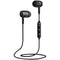 Bluetooth(R) Isolation Earbuds with Microphone & Remote (Gray)-Headphones & Headsets-JadeMoghul Inc.