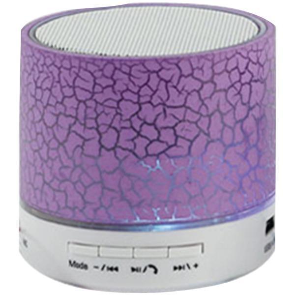Bluetooth(R) Lighted Portable Speaker (Purple)-Bluetooth Speakers-JadeMoghul Inc.