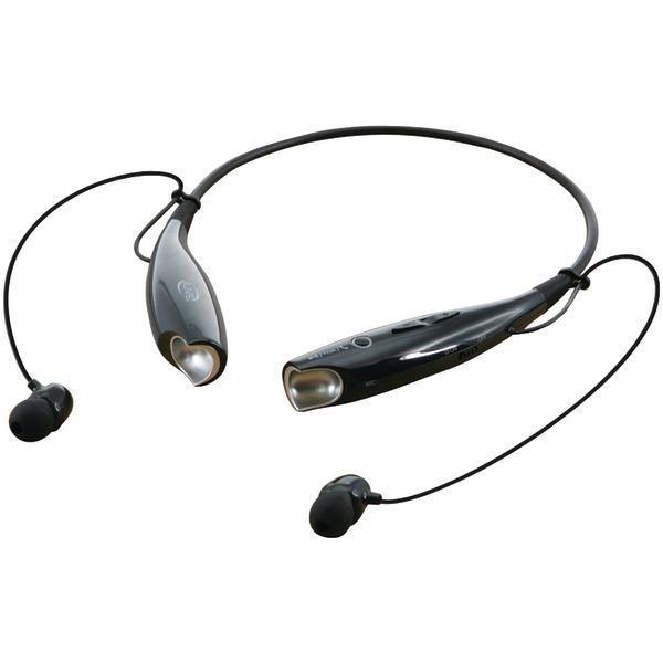 Bluetooth(R) Neckband & Earbuds (Black)-Headphones & Headsets-JadeMoghul Inc.