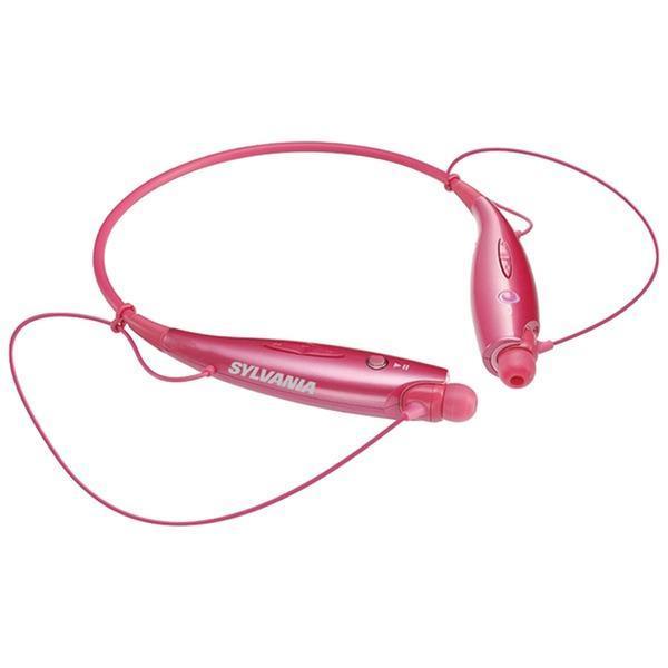 Bluetooth(R) Sports Headphones with Microphone (Pink)-Headphones & Headsets-JadeMoghul Inc.