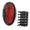 Boar Bristle - Sensitive Military Pure Bristle Medium Size Hair Brush (Dark Ruby) - 1pc-Hair Care-JadeMoghul Inc.