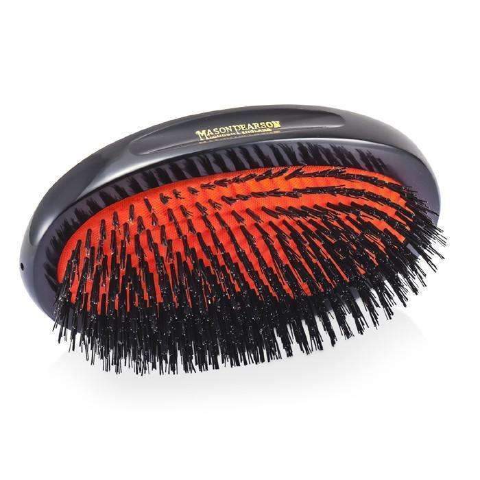 Boar Bristle - Sensitive Military Pure Bristle Medium Size Hair Brush (Dark Ruby) - 1pc-Hair Care-JadeMoghul Inc.