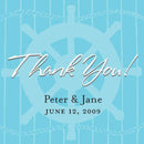 Boat Wheel Favor / Place Cards Indigo Blue (Pack of 1)-Table Planning Accessories-Chocolate Brown-JadeMoghul Inc.