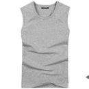 Body Compression Sleeveless Summer Vest / Under Top Tees-O neck Gray-S-JadeMoghul Inc.
