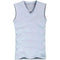 Body Compression Sleeveless Summer Vest / Under Top Tees-V neck Gray-S-JadeMoghul Inc.