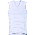 Body Compression Sleeveless Summer Vest / Under Top Tees-V neck White-S-JadeMoghul Inc.