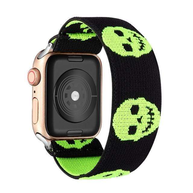 Bohemia Elastic Nylon Loop Strap for Apple Watch Band 6 38mm 40mm 42mm 44mm Iwatch Series 6 5 4 3 2 Watch Replacement Strap JadeMoghul Inc. 