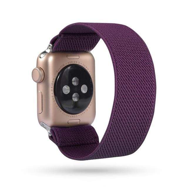 Bohemia Elastic Nylon Loop Strap for Apple Watch Band 6 38mm 40mm 42mm 44mm Iwatch Series 6 5 4 3 2 Watch Replacement Strap JadeMoghul Inc. 