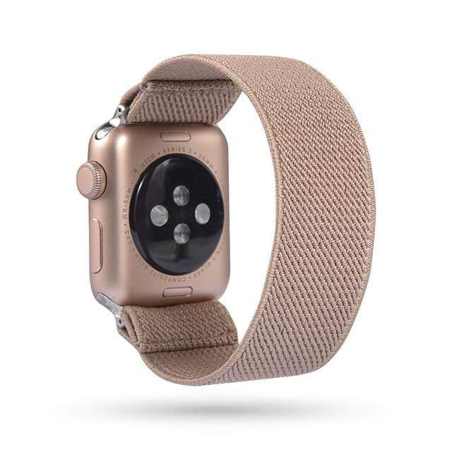 Bohemia Elastic Nylon Loop Strap for Apple Watch Band 6 38mm 40mm 42mm 44mm Iwatch Series 6 5 4 3 2 Watch Replacement Strap JadeMoghul Inc. 