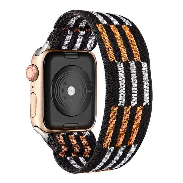 Bohemia Elastic Nylon Loop Strap for Apple Watch Band 6 38mm 40mm 42mm 44mm Iwatch Series 6 5 4 3 2 Watch Replacement Strap JadeMoghul Inc. 