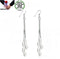 Bohemian Olive Tassel 925 Sterling Silver Earrings--JadeMoghul Inc.
