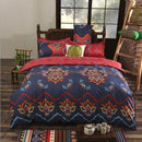Bohemian Style Bedding set Floral Printed Bed linens Twin Queen King Size 4pcs Duvet Cover Flat Sheet Pillow case Hot sale-05-Full-JadeMoghul Inc.