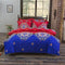 Bohemian Style Bedding set Floral Printed Bed linens Twin Queen King Size 4pcs Duvet Cover Flat Sheet Pillow case Hot sale-09-Full-JadeMoghul Inc.